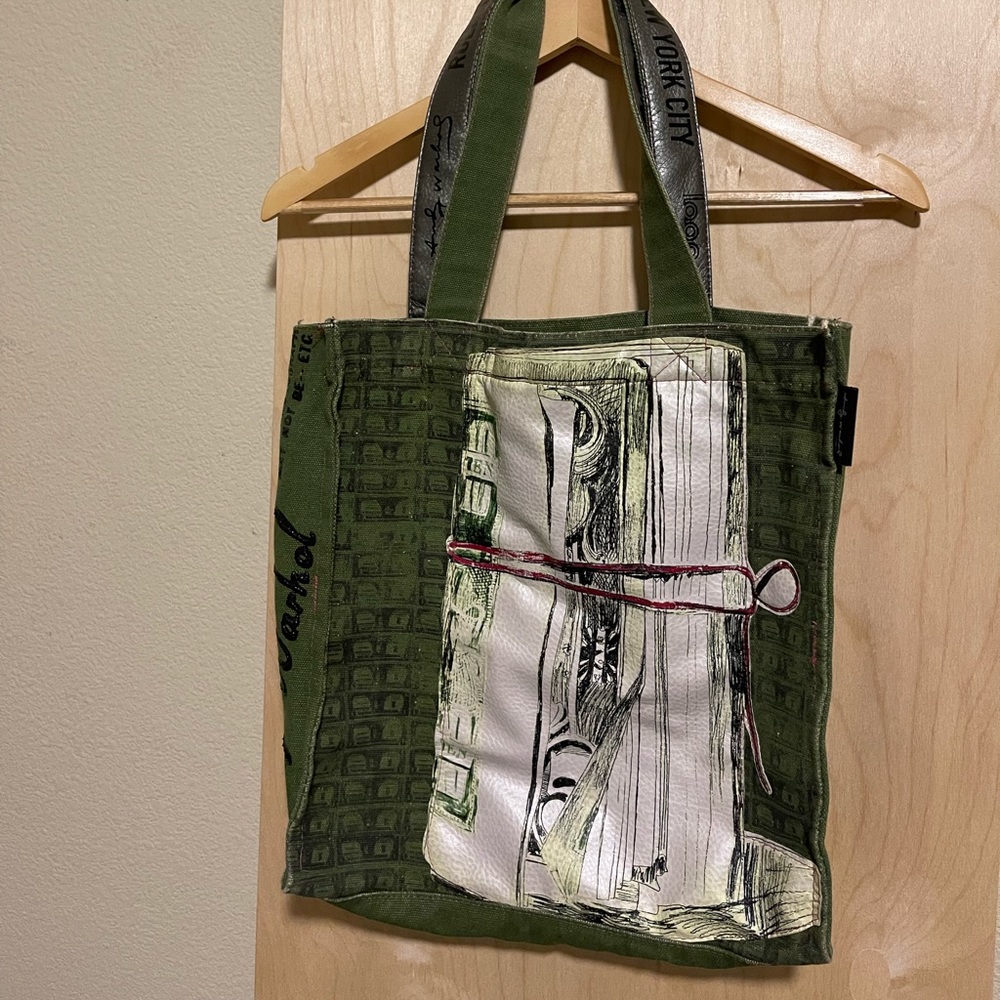 Andy Warhol Foundation Loop NYC roll of money tote